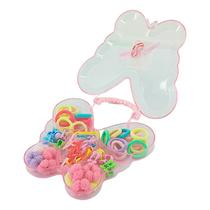 Caixa Borboleta com Amarradores para Cabelo Rabicó e Mais