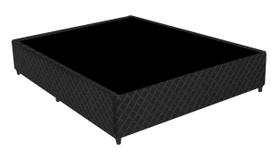 CAIXA BOX CASAL GAZIN 138X27X188cm UNIVERSAL PRETA BORDADA CAIXA BOX CASAL GAZIN 138X27X188cm UNIVERSAL PRETA BORDADA