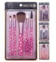 Caixa Box com 12 Kit de Pincéis para Maquiagem Teen - Meilys