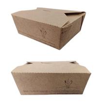 Caixa Box Embalagem Fenchamento de Encaixe para delivery com 350ml 25 Unidades