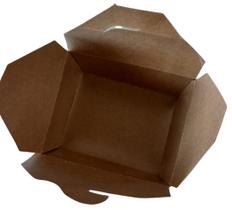 Caixa Box Embalagem Fenchamento de Encaixe para delivery com 350ml 50 Unidades