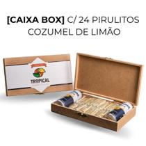 CAIXA BOX Kit com 24 Pirulitos de Cristal Cozumel + 2 Coronas Lata