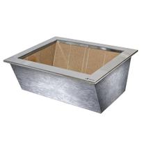 Caixa Braseiro 70X50 para Churrasqueira em Aço Galvanizado - JX Metais Caixa Braseiro 70X50 para Churrasqueira em Aço Galvanizado - JX Metais