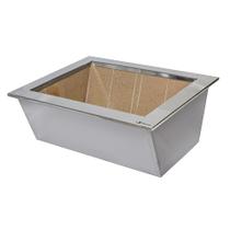 Caixa Braseiro 80X50 para Churrasqueira em Aço Inox - JX Metais Caixa Braseiro 80X50 para Churrasqueira em Aço Inox - JX Metais