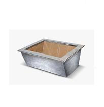 Caixa Braseiro Cooktop 95x55 inox 304/Aço Carbono - JX Caixa Braseiro Cooktop 95x55 inox 304/Aço Carbono - JX