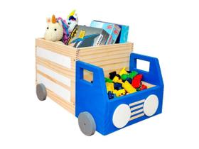 Caixa Brinquedos Montessori, Caixa Armenamento Truck Toys