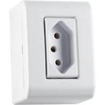 Caixa C/ 1 Tomada 2p+T 10a/250v Lizflex - TRAMONTINA