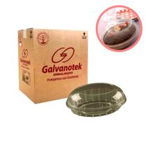 Caixa c/ 100 Embalagens Colomba Transp G34 2000ml Galvanotek