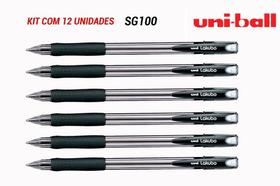 Caixa C/12 Canetas Esferográfica Lakubo 1.0mm Preta ATACADO - Uni-ball