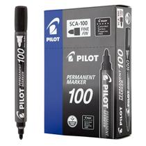 Caixa c/12 Marcador Permanente PILOT SCA-100 Ponta Redonda Caixa c/12 Marcador Permanente PILOT SCA-100 Ponta Redonda