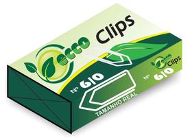 Caixa c/25 Clips de Papel nº6/0 - ECCO