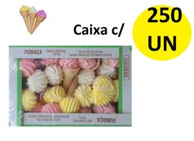 Caixa c/ 250 Doces Maria Mole No Cone Doce Fumaça Infância - Blook