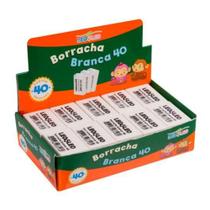 Caixa c/ 40 unid Borracha Branca 40 Leo & Leo - Leonora