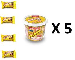 Caixa c/ 5 Potes Paçoquita Rolha c/ 50 unidades 750gr cada Santa Helena