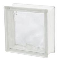 Caixa C/6 Bloco De Vidro Ondulado 19X19X8Cm