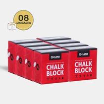 Caixa c/ 8 Magnésio Bloco Carbonato De Magnésio Chalk Block 56g