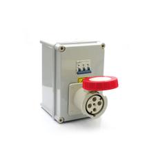 Caixa C/ Tomada E Disjuntor 3p+t 63A 380/440V Strahl CD-4546 Caixa C/ Tomada E Disjuntor 3p+t 63A 380/440V Strahl CD-4546
