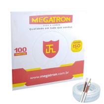 Caixa Cabo Coaxial Rf 0,4/2,5 75 OHMS + 2x26AWG 100m BranMegatron