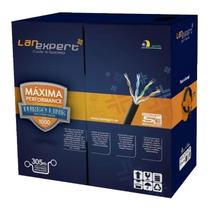 Caixa Cabo De Rede 305m Preto Lan Expert Cobre Cat5e Anatel