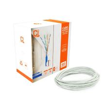 Caixa Cabo De Rede Blindado Cat5E Com 250 Metros - Branco