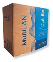 CAIXA CABO TRANSMISSAO DE DADOS MULTILAN U/UTP 24AWGX4P CAT.5E CMX AZUL RoHS FURUKAWA