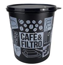 Caixa Café e Filtro + colher medida Linha Pop Box Tupperware