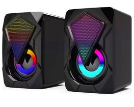 Caixa Caixinha De Som Gamer RGB Para Pc Notebook Tv 6w KP-Ro800 Caixa Caixinha De Som Gamer RGB Para Pc Notebook Tv 6w KP-Ro800