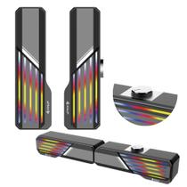 Caixa Caixinha de Som p PC Computador Gamer Led RGB Potente - INBOXMOBILE