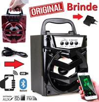 Caixa Caixinha de Som Portátil Bluetooth Celular Universal Mp3 Rádio Fm Entrada Cartão Sd Pen Drive Usb Festa Natal Caixa Caixinha de Som Portátil Bluetooth Celular Universal Mp3 Rádio Fm Entrada Cartão Sd Pen Drive Usb Festa Natal