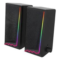 Caixa Caixinha De Som Speaker 4 Ohms, Para pc,note,tv,gamer Usb - E1064 Preto 127/220v