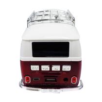 Caixa Caixinha Som Portatil Carro Kombi Micro Sd Usb Fm Vermelho Caixa Caixinha Som Portatil Carro Kombi Micro Sd Usb Fm Vermelho