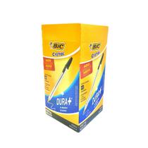 Caixa Caneta Bic Cristal 50un Ponta 1.0 Média Clássica Dura Mais