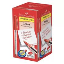 Caixa Caneta Esferográfica FABER-CASTELL Trilux Ponta 1.0 mm 50 Unidades