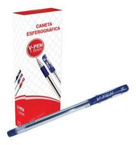 Caixa Caneta Esferográfica Vmp Ponta Média Escrita Suave 12u