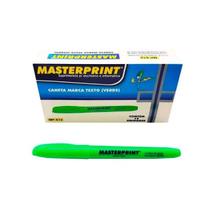 Caixa Caneta Marca Texto Masterprint - 12 unidades VERDE Caixa Caneta Marca Texto Masterprint - 12 unidades VERDE