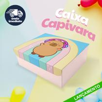 Caixa Capivara Arco-Íris Caixa Capivara Arco-Íris