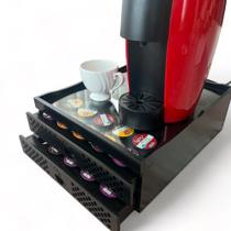 Caixa Cápsulas Gaveta Café Três Corações Preto 60 Cápsulas