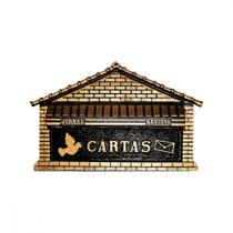 Caixa Carta Alum/Chapa.Pto/Ouro - 8 Caixa Carta Alum/Chapa.Pto/Ouro - 8