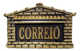 Caixa carta aluminio chapa preto ouro - 7 Caixa carta aluminio chapa preto ouro - 7