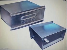 Caixa Carta Correio Aluminio 1/2 Tijolo Caixa Carta Correio Aluminio 1/2 Tijolo