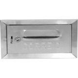 Caixa Carta Correio Carmax Alumínio 1/2 Tampa frente Caixa Carta Correio Carmax Alumínio 1/2 Tampa frente