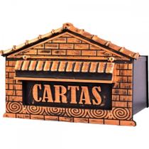 Caixa Carta Fercar Chapa 06 1/2 Tijolo Colonial Caixa Carta Fercar Chapa 06 1/2 Tijolo Colonial