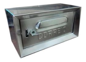 Caixa carta inox carmax - 1/2 tijolo