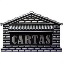 Caixa Carta Real Plastico''Casinha''N04P Prata Media 67 Caixa Carta Real Plastico''Casinha''N04P Prata Media 67
