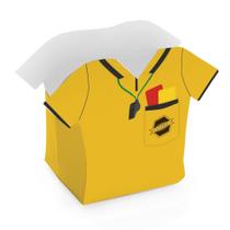 Caixa Cartão Camiseta de Futebol Festa Futebol- Pacote com 8 unidades