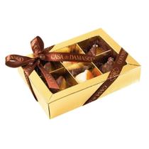 Caixa Casa do D. Damascos Recheados com 6 Unidades e 3 Sabores