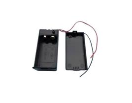 Caixa Case Suporte Pilha Bateria 9v Com Tampa Chave On off Preto Caixa Case Suporte Pilha Bateria 9v Com Tampa Chave On off Preto
