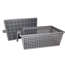 Caixa Cestinho De Plástico Com Puxador P/ Lavanderia Quarto Caixa Cestinho De Plástico Com Puxador P/ Lavanderia Quarto