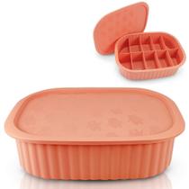 Caixa Cesto Organizador Empilhável com Tampa e Divisórias Para Meias Cuecas Calcinhas Cintos