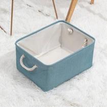 Caixa Cesto Organizador Tecido Lona Resistente 41x32x20cm